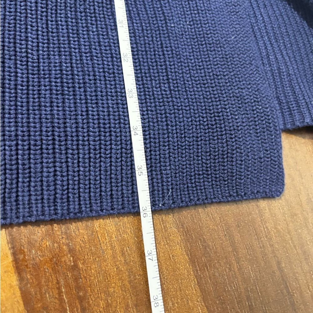 Lauren Ralph Lauren Cotton Knit Long Hooded Open-front Cardigan w Pockets 1X - Picture 11 of 12